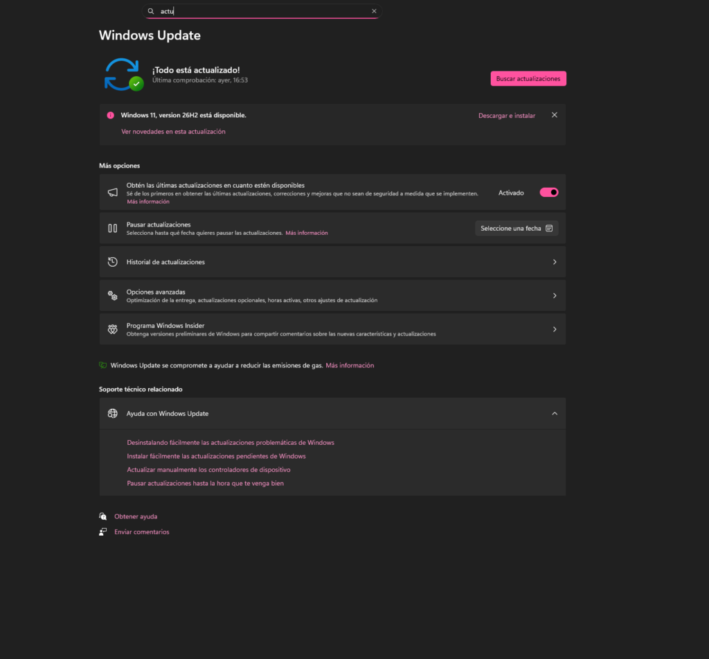 Cómo solucionar Windows Update cuando no funciona en Windows 11 captura de pantalla 2026 10 09 022922